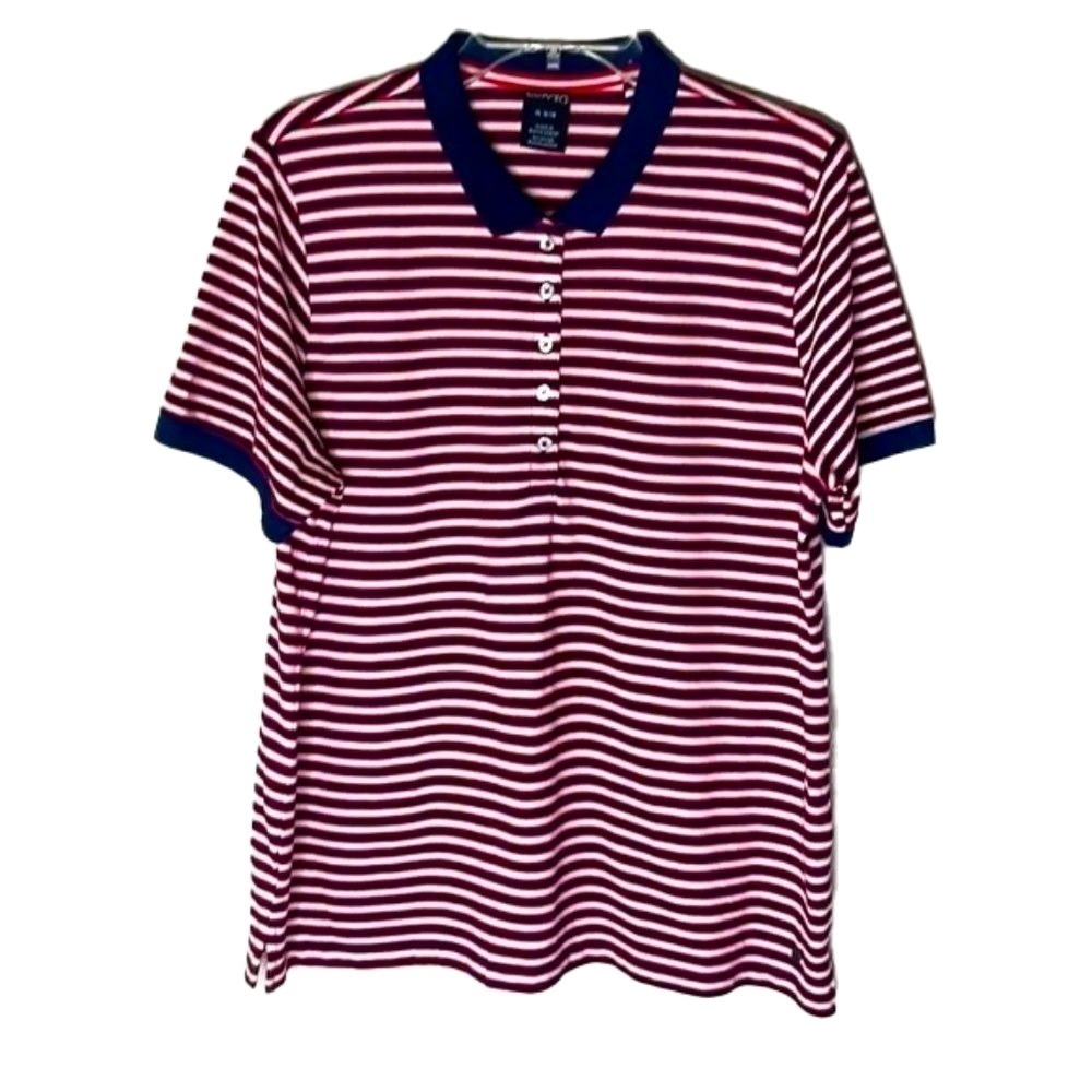 ❤️ ESMARA women’s Striped polo Shirt Size XL